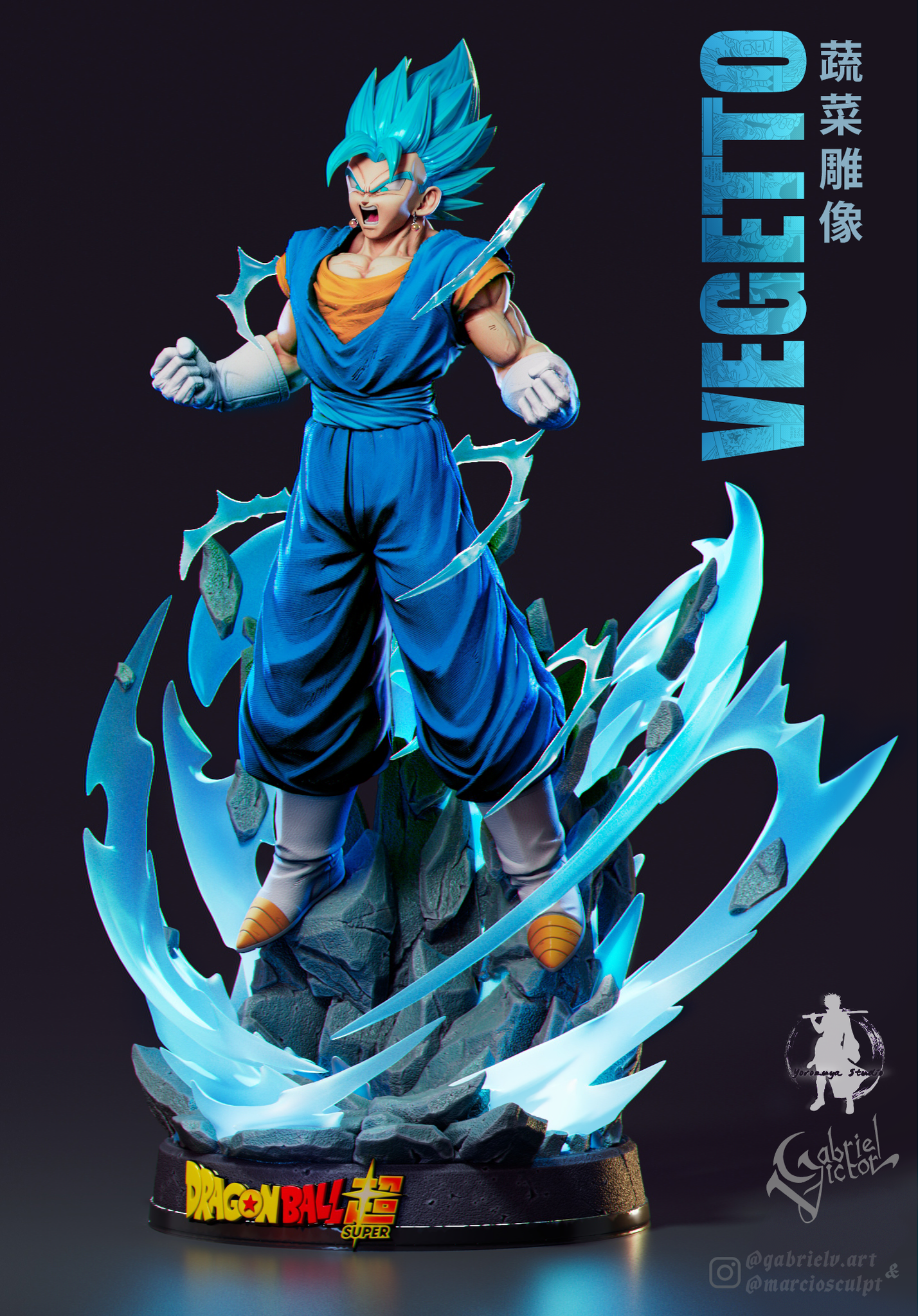 Vegito 2024 blue figure