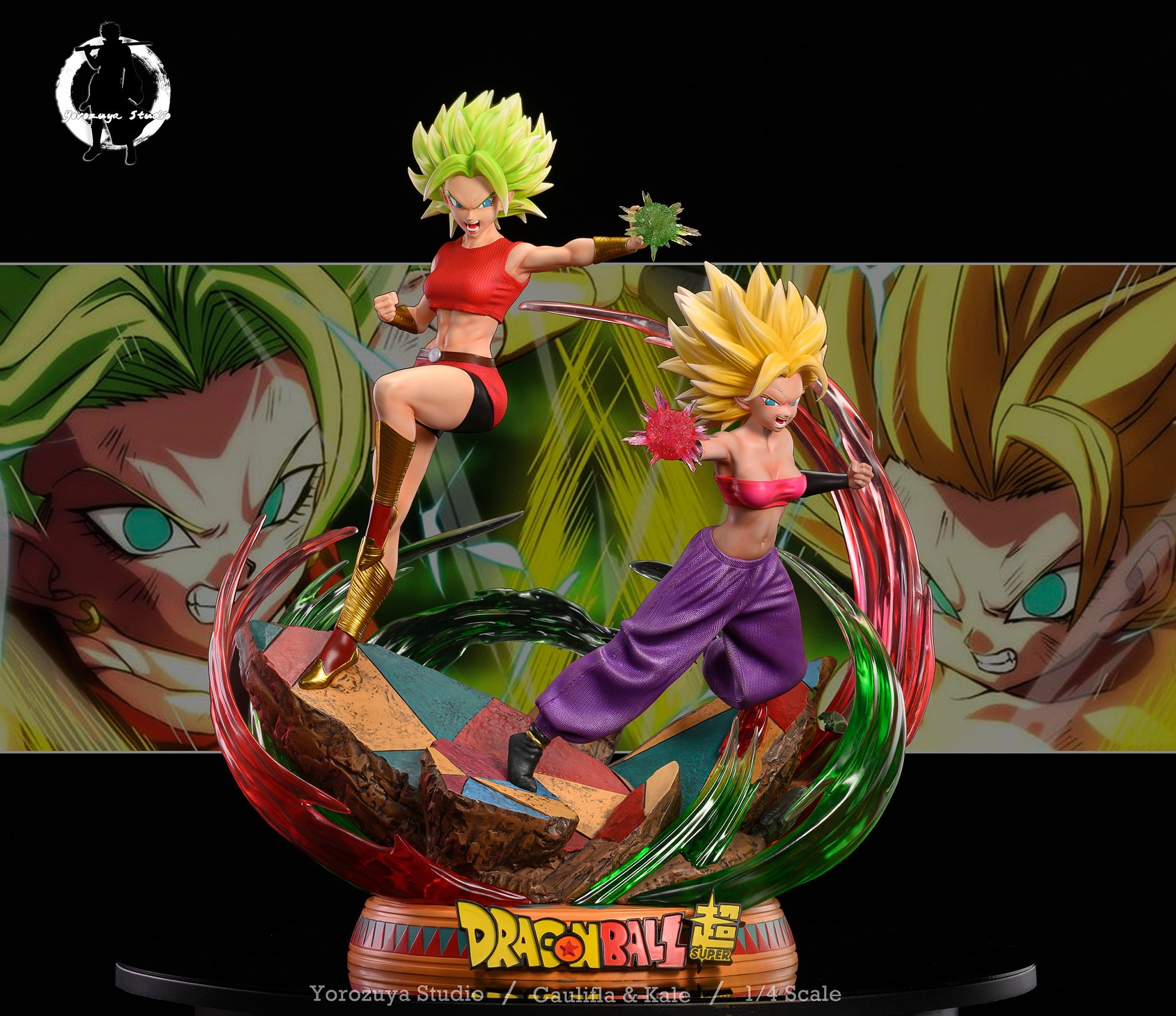 YOROZUYA STUDIO | Kale & Caulifla Resin Statue 1/4 Scale – Yorozuya studios